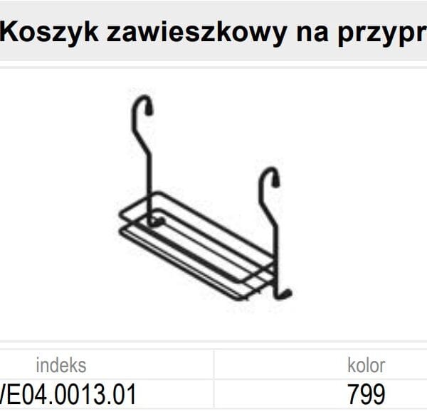 .WE04.0013.01.799 FÜGGESZTETT FŰSZER TARTÓ