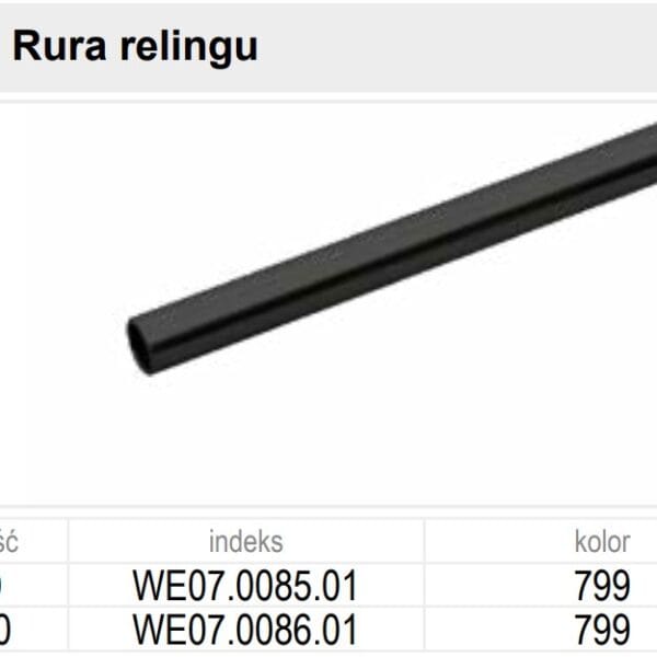 WE07.0086.01.799  100CM-ES FÉM RÚD