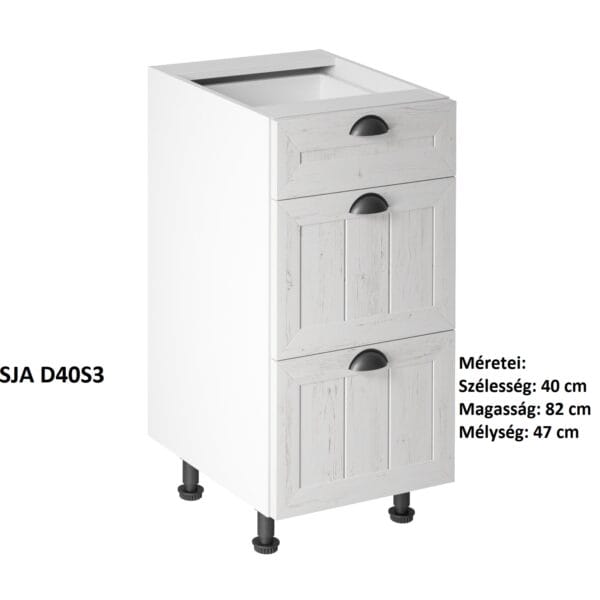 PROWANSJA ALSÓ KONYHABÚTOR ELEM D40S3-konyhabútor