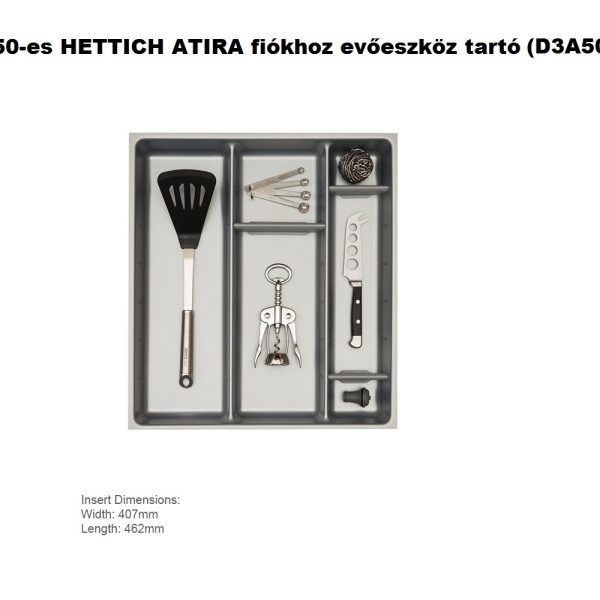 50-es Evőeszköztartó Hettich Atira-bútor