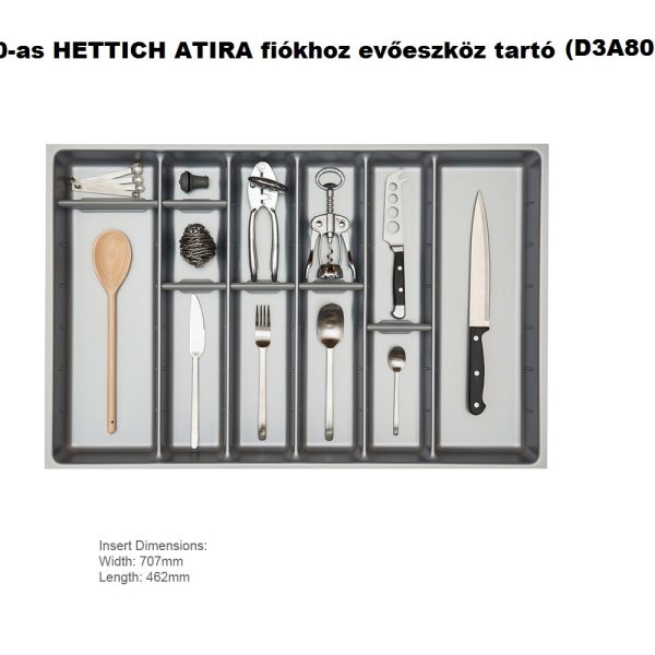 80-as Evőeszköztartó Hettich Atira-bútor
