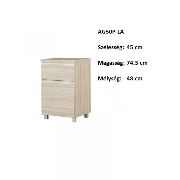 AGA AG50P-LA  Jobbos Konténer-bútor