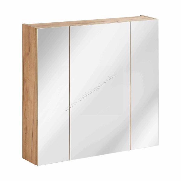 CAPRI OAK 80-as Tükrös szekrény(843)*LED nélkül -Bútor