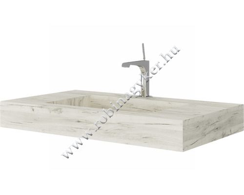 IDEA 2620/25 HPL mosdó 80 cm - rovere ghiaccio Fürdőszoba bútor