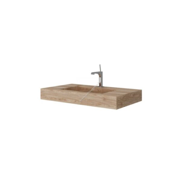 IDEA 2620/26 HPL mosdó 80 cm - miele Fürdőszoba bútor