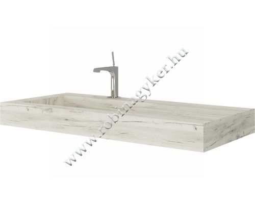 IDEA 2622/25 HPL BALOS mosdó 100 cm - rovere ghiaccio Fürdőszoba bútor
