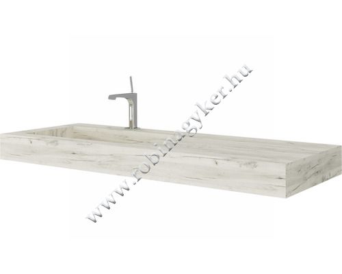 IDEA 2623/25 HPL BALOS mosdó 120 cm - rovere ghiaccio Fürdőszoba bútor