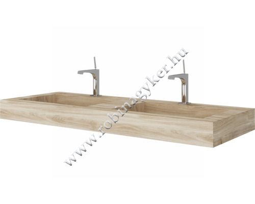 IDEA 2624/26 HPL Dupla mosdó 120 cm - miele Fürdőszoba bútor