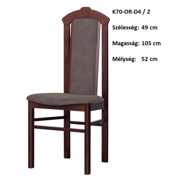 K70-OR-D4/2  Étkező Szék -BÚTOR