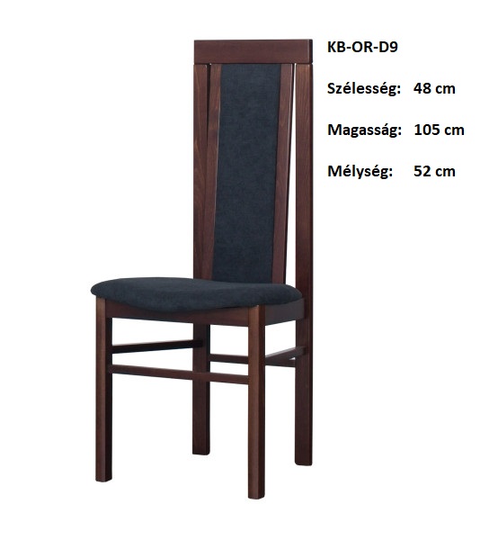KB-OR-D9  Étkező Szék -BÚTOR