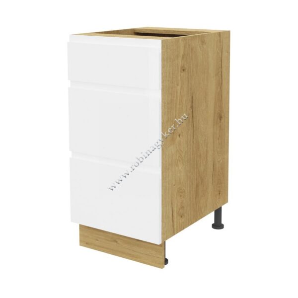 KAMPARA KKA40DS-BI/L/DSC FIÓKOS 40-cm-es alsó KONYHABÚTOR ELEM -konyhabútor