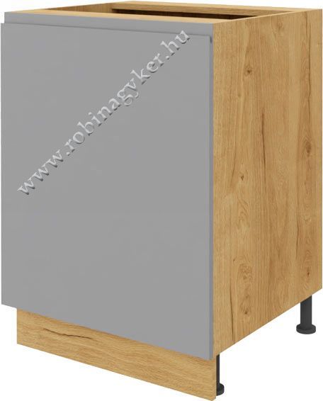KAMPARA KKA60DKS-SZ/L/DSC 60 cm-es alsószekrény szemétválogató kukához KONYHABÚTOR ELEM -konyhabútor