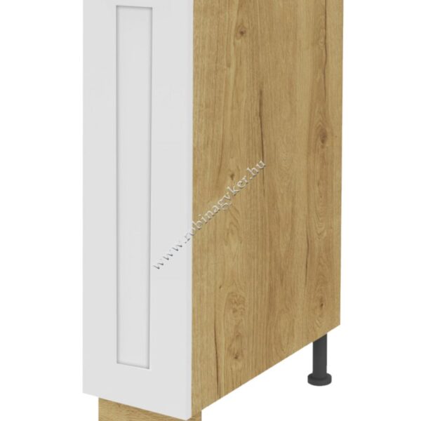 LAURENCJA KLA20DC-BI/L/DSC 20-cm-es alsó KARGO KOSARAS KONYHABÚTOR ELEM -konyhabútor