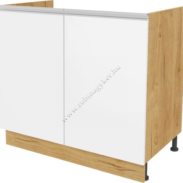 MONIA KMO90DZ_BI_DSC 2 AJTÓS, 90-cm-es MOSOGATÓ BEÉPÍTŐ  KONYHABÚTOR ELEM -konyhabútor