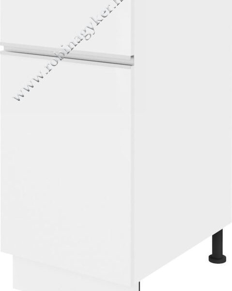 SANDI KS40DSFL-BI/BI FIÓKOS, BALOS 40-cm-es alsó KONYHABÚTOR ELEM -konyhabútor