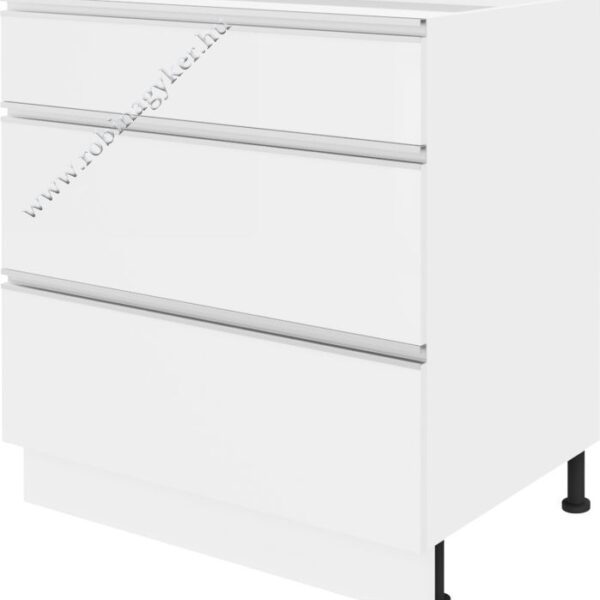 SANDI KS80DS-BI/BI FIÓKOS 80-cm-es alsó KONYHABÚTOR ELEM -konyhabútor