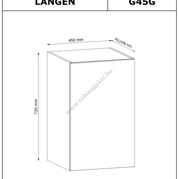 LANGEN KONYHA Felső elem G45G konyhabútor