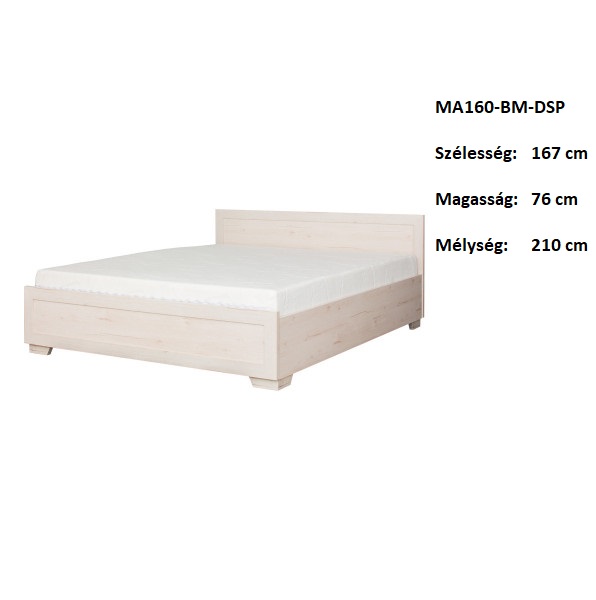 MAJORKA MA160-BM-DSP Franciaágy-bútor