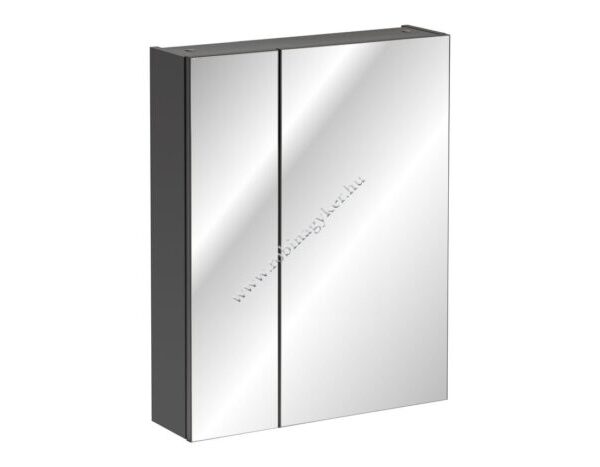 MONACO GREY 840 Tükrös szekrény 60cm Fürdőszoba bútor