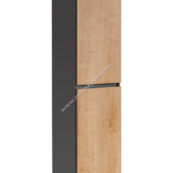 MONACO GREY OAK  800 FSC Magas szekrény 40cm Fürdőszoba bútor