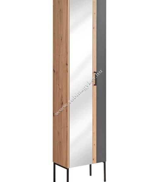 MADERA GREY 803 FSC 45cm Magas oszlop szekrény +MADERA GREY 881-44cm Lábak -Bútor