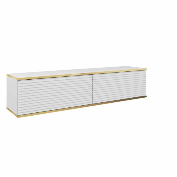 ORO- WHITE RTV-135 MDF- FÜGGESZTETT TV SZEKRÉNY- BÚTOR
