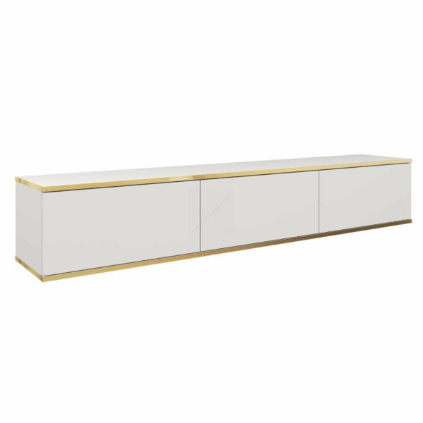 ORO- WHITE RTV-175 - FÜGGESZTETT TV SZEKRÉNY- BÚTOR