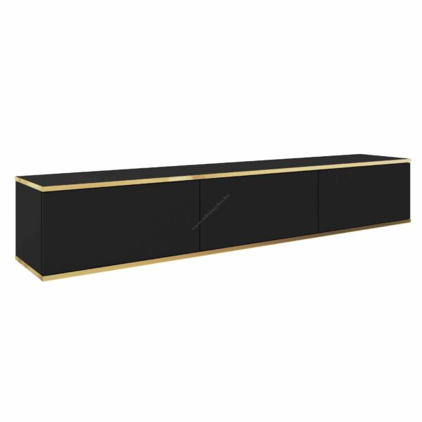 ORO- BLACK RTV-175 - FÜGGESZTETT TV SZEKRÉNY- BÚTOR