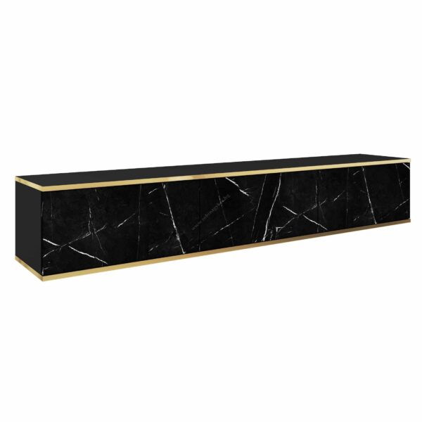 ORO- BLACK MARBLE RTV-175 - FÜGGESZTETT TV SZEKRÉNY- BÚTOR