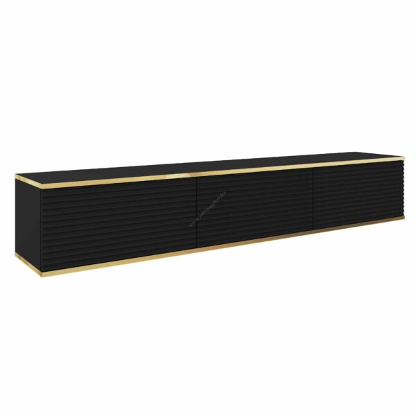 ORO- BLACK RTV-175 MDF- FÜGGESZTETT TV SZEKRÉNY- BÚTOR