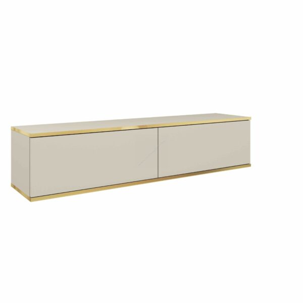 ORO- BEIGE RTV-135 - FÜGGESZTETT TV SZEKRÉNY- BÚTOR