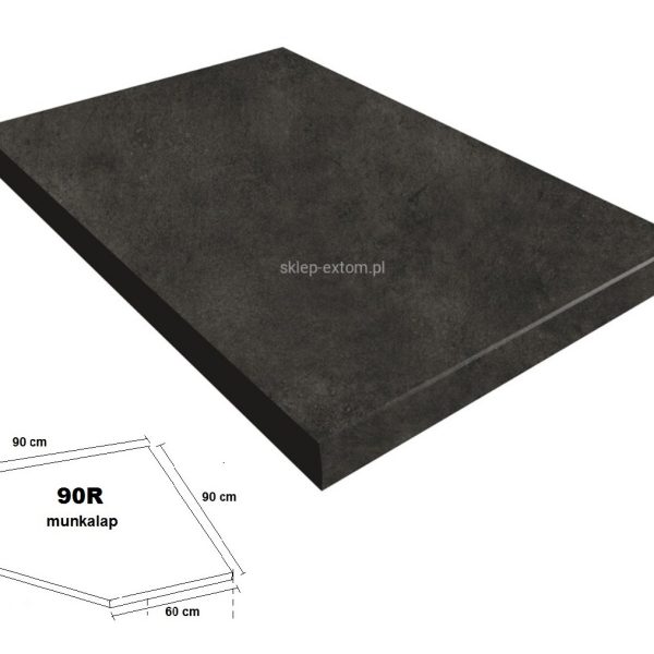 38-as Sarok 90R Munkalap DISTRICT DARK - A 785 RS  Matt