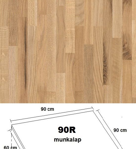38-as Sarok 90R Munkalap Light Porterhouse Oak K 91  FP  Matt