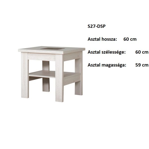 S27-DSP DOHÁNYZÓ ASZTAL BÚTOR