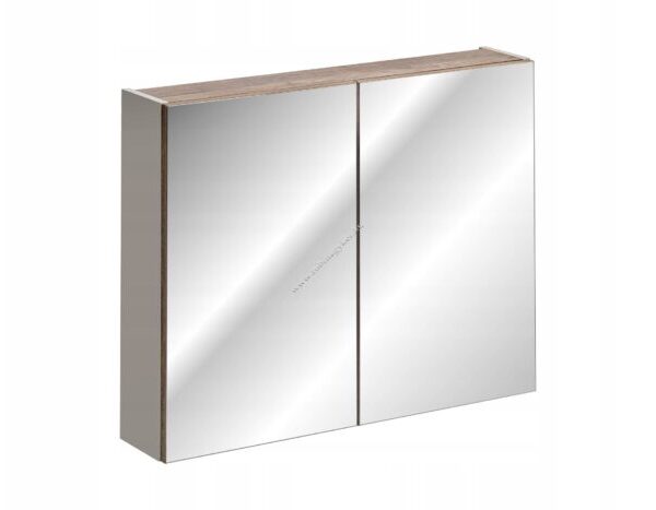 SANTA FE TAUPE 84-80-80cm- Tükör szekrény Fürdőszoba bútor