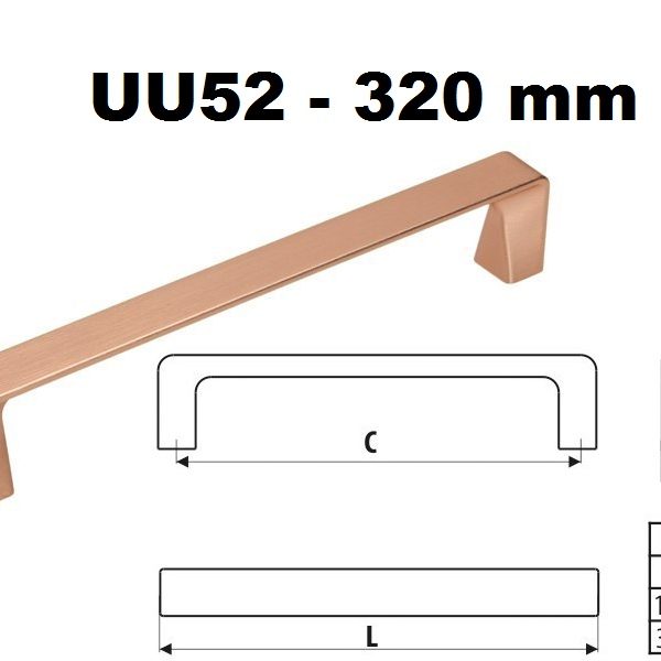 UU52 - 320 RÉZ FOGANTYÚ-Konyhabútor