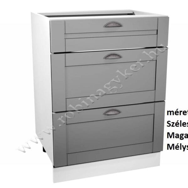 LINEA KONYHA Alsó elem D60S3 konyhabútor