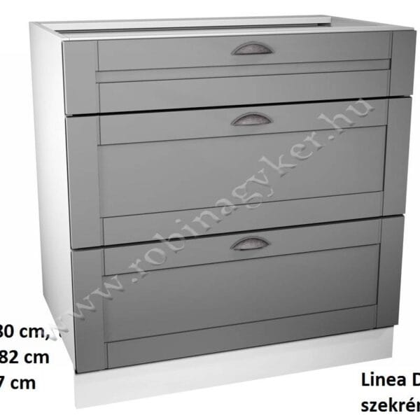 LINEA KONYHA Alsó elem D80S3 konyhabútor