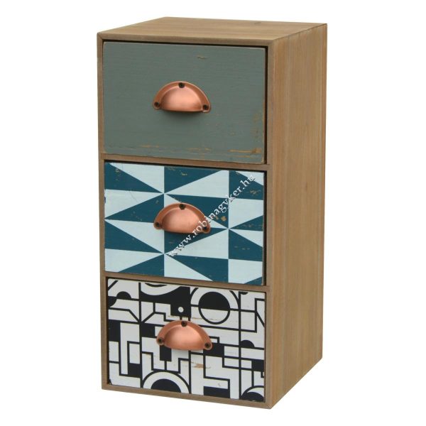VINTAGE PORTOFINO F032 3 FIÓKOS RENDSZEREZŐ-BÚTOR