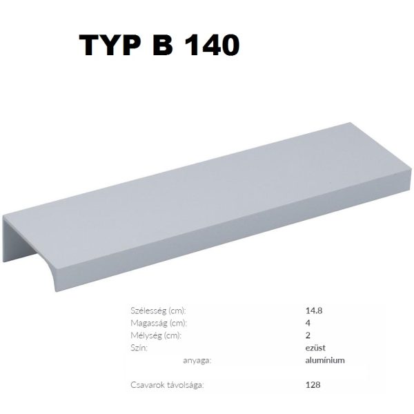 TYP B -128 ALU FOGANTYÚ-Konyhabútor