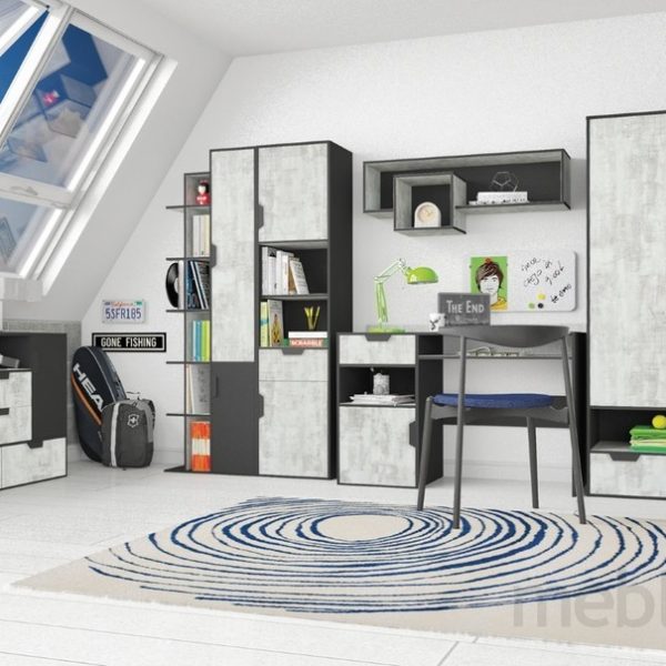 NANO SYSTEM "D"ELEMES IFJÚSÁGI SZEKRÉNY-BÚTOR