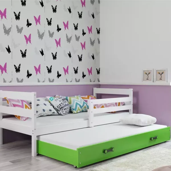 ERIKA2 200X90 FENYŐ ÁGYKANAPÉ MATRACCAL,VENDÉGÁGGYAL